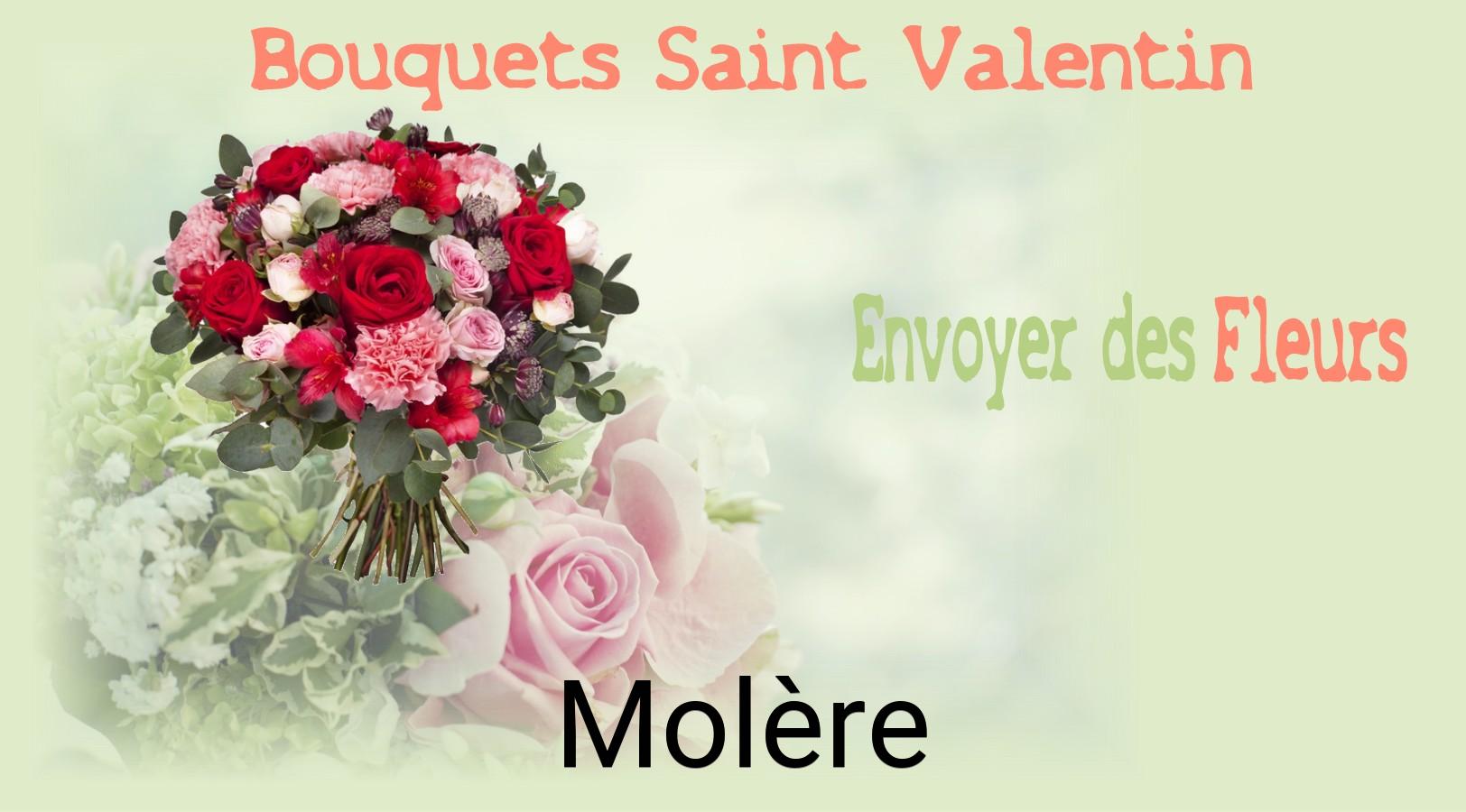 Roses de Saint-Valentin livrées à Molère